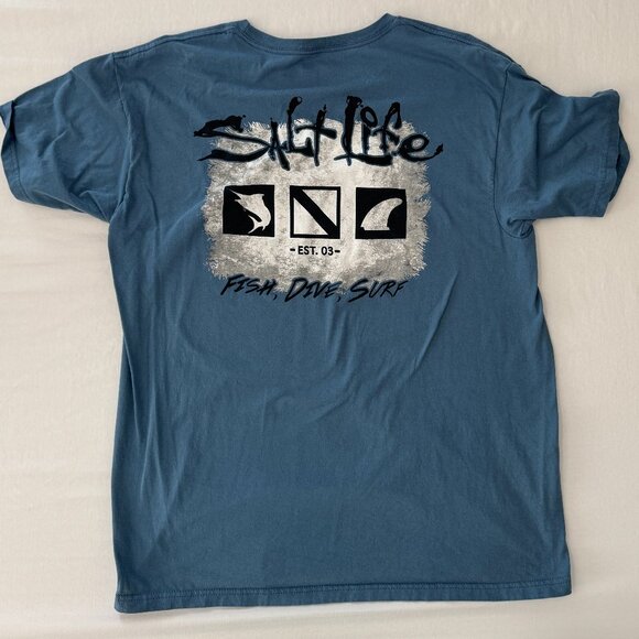 Salt Life Men's Pocket T-Shirt Large NEW! - Picture 1 of 2